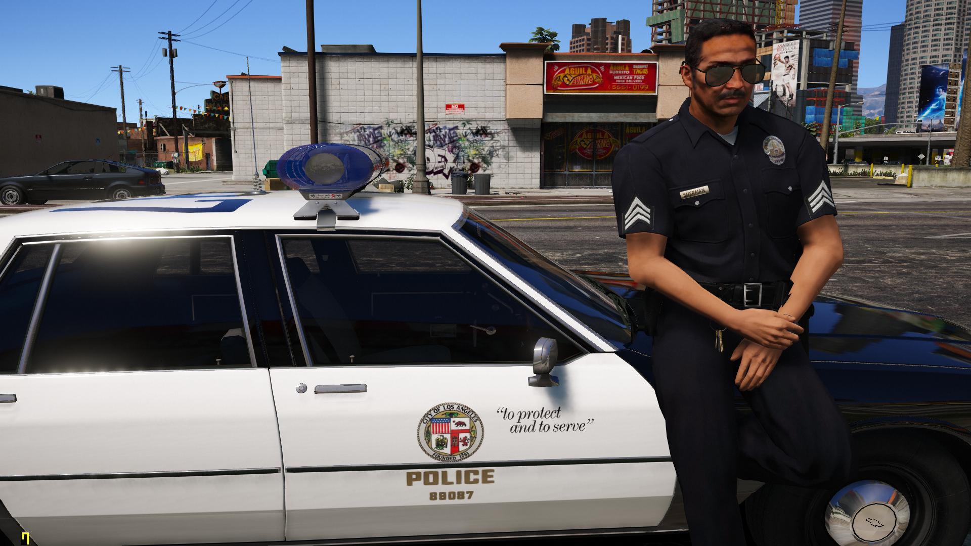 Lapd 1980s Retro Officer Gta5